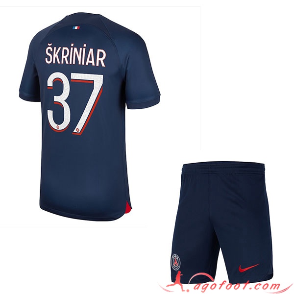 Maillot de Foot PSG (SKRINIAR #37) Enfants 2023/2024 Domicile
