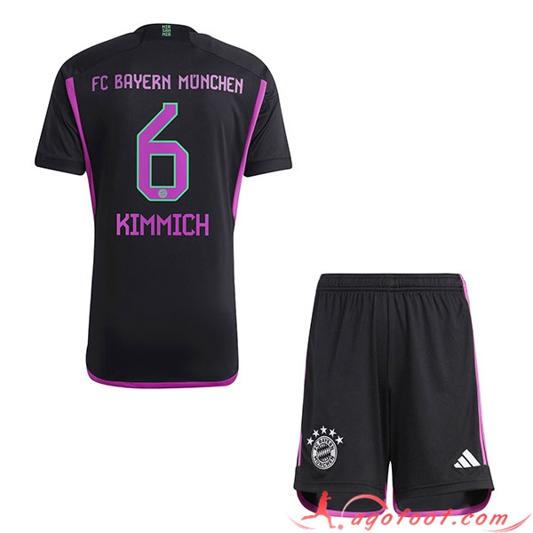 Maillot de Foot Bayern Munich (KIMMICH #6) Enfants 2023/2024 Exterieur
