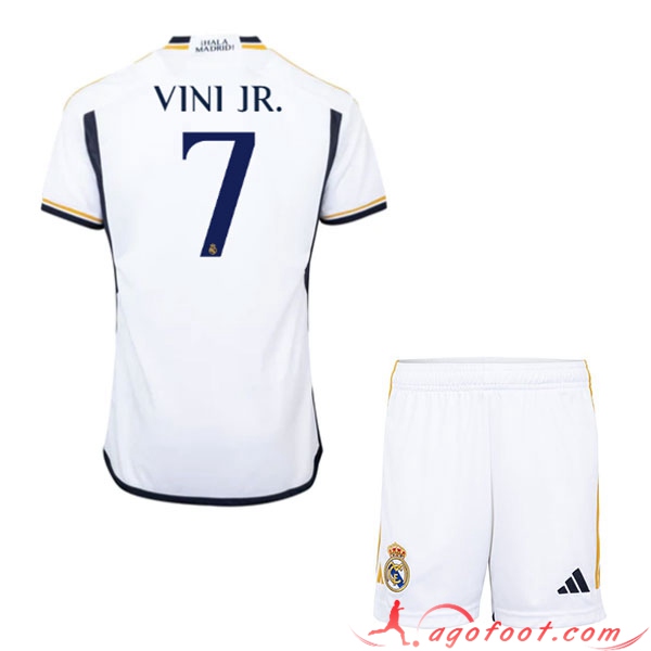 Maillot de Foot Real Madrid (VINI JR. #7) Enfants 2023/2024 Domicile