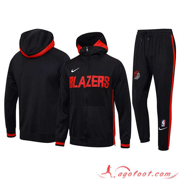 Ensemble Survetement de Foot Portland Trail Blazers Noir 2023/2024