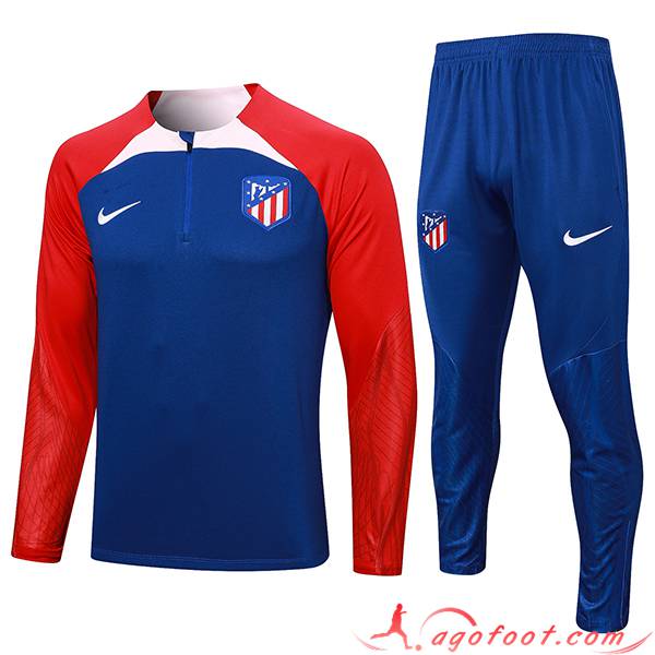 Ensemble Survetement de Foot Atletico Madrid Bleu 2023/2024