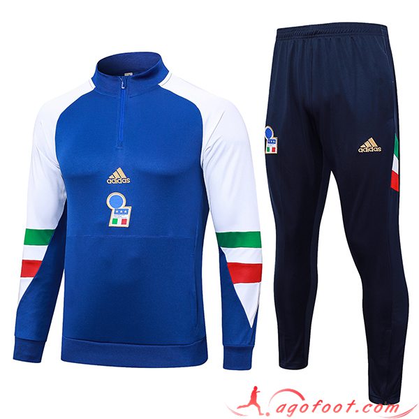 Ensemble Survetement de Foot Italie Bleu 2023/2024 -02