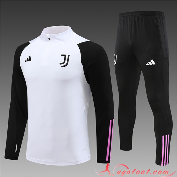 Ensemble Survetement de Foot Juventus Enfant Blanc 2023/2024