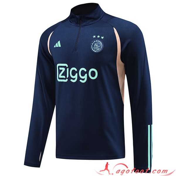 Sweatshirt Training Ajax Madrid Bleu 2023/2024