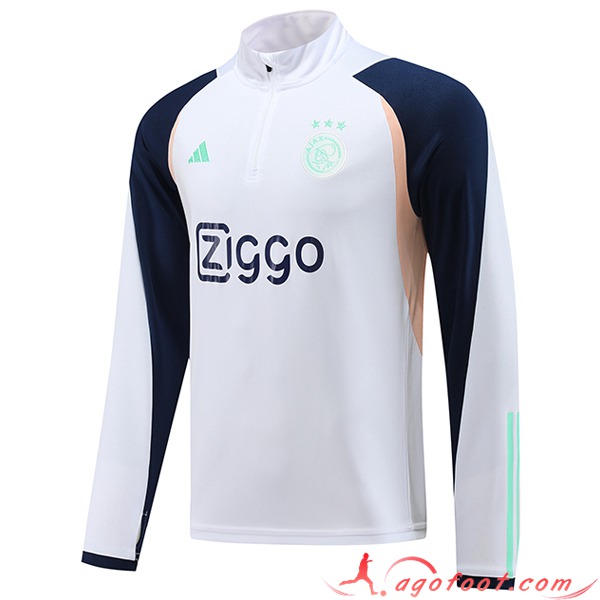 Sweatshirt Training Ajax Blanc 2023/2024 -02