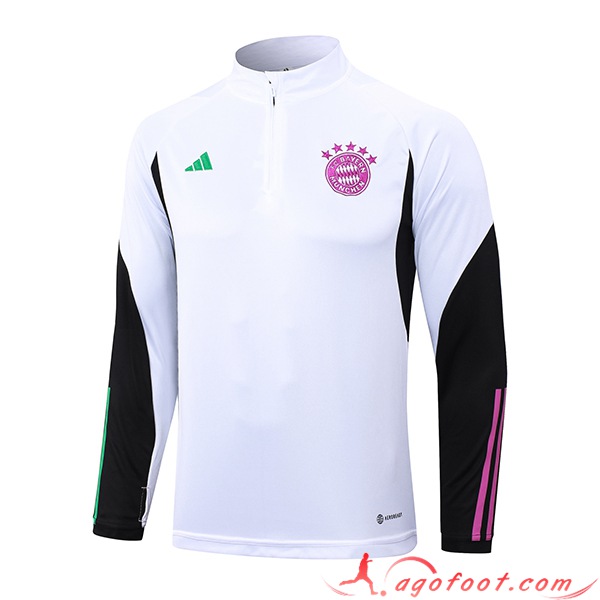 Sweatshirt Training Bayern Munich Blanc 2023/2024