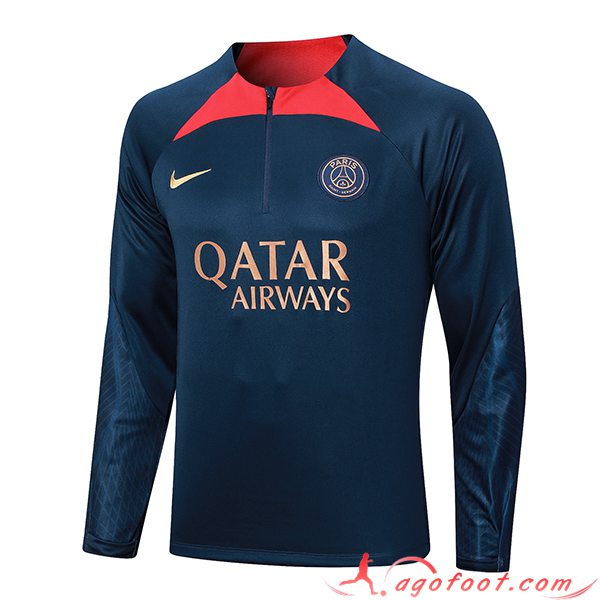 Sweatshirt Training PSG Bleu Marine 2023/2024 -02