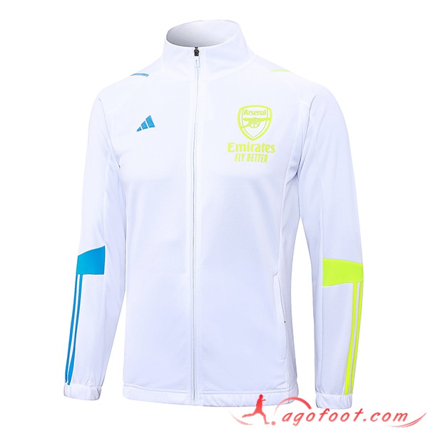 Veste Foot Arsenal Blanc 2023/2024