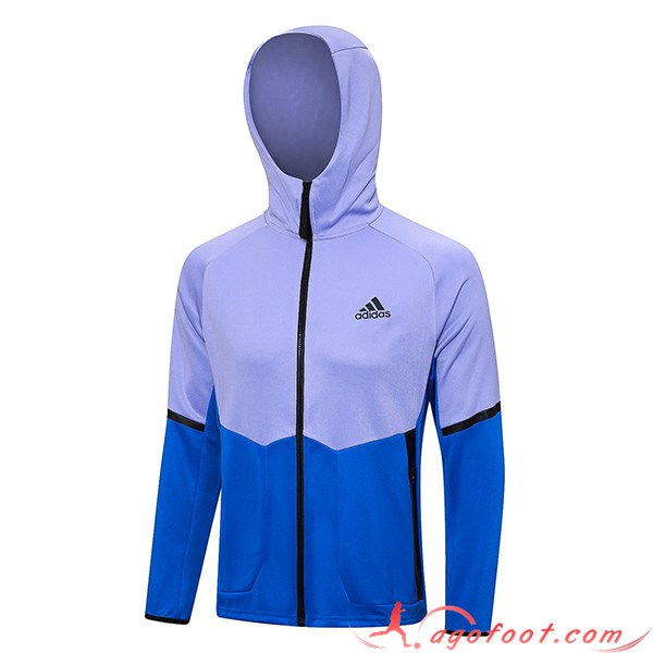 Veste A Capuche Adidas Bleu/Pourpre 2023/2024