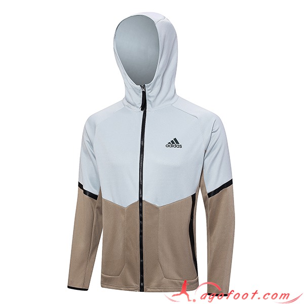 Veste A Capuche Adidas Brune 2023/2024