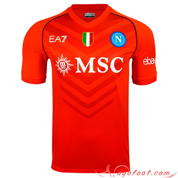 Maillot de Foot SSC Naples Rouge 2023/2024