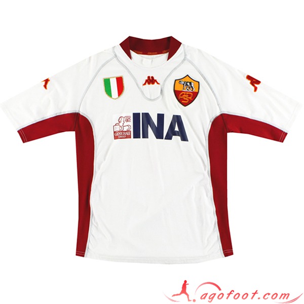 Maillot de Foot AS Roma Retro Exterieur 2001/2002