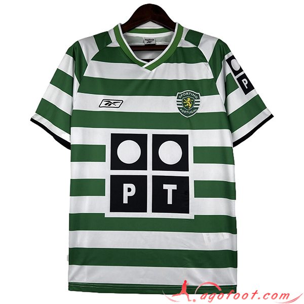 Maillot de Foot Sporting Lisbon Retro Domicile 2003/2004