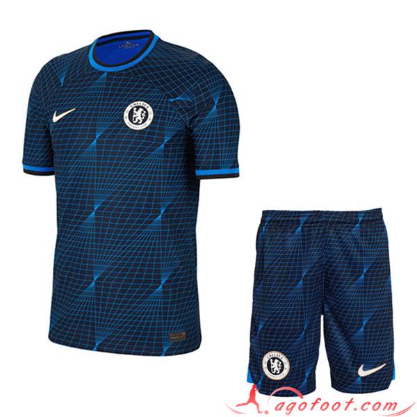  Le Ensemble Maillot FC Chelsea Exterieur + Short 2023/2024 Motiv 