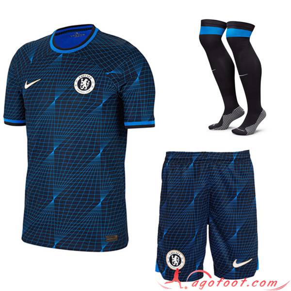 Ensemble Maillot FC Chelsea Exterieur (Short + Chaussettes) 2023/2024
