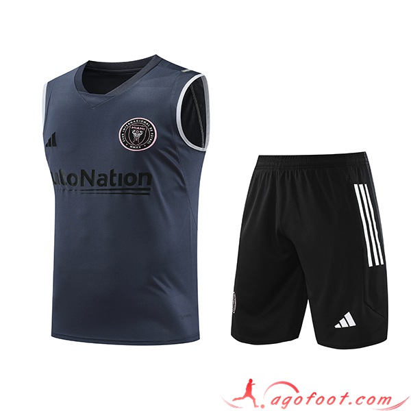 Ensemble Training Debardeur + Shorts Inter Miami CF Gris 2023/2024 -02