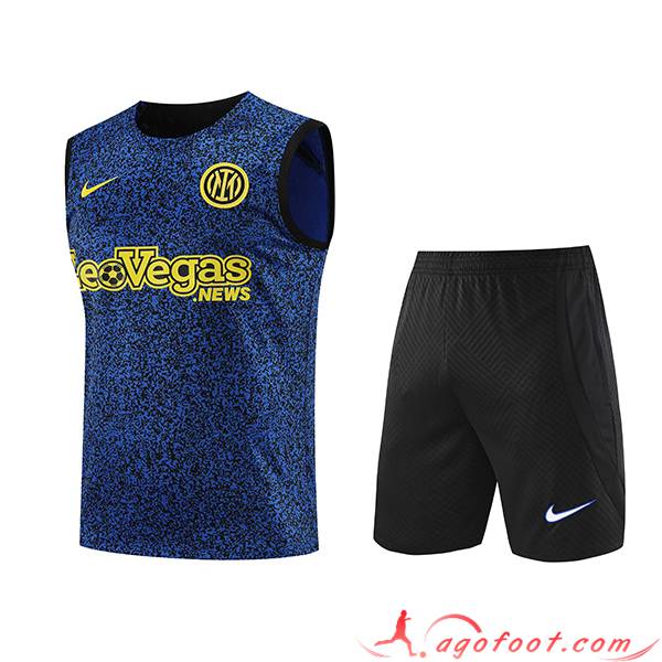 Ensemble Training Debardeur + Shorts Inter Milan Bleu Marine 2023/2024