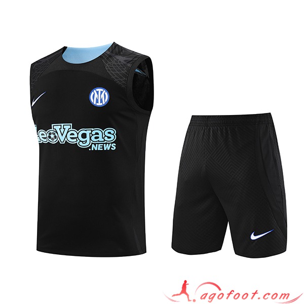 Ensemble Training Debardeur + Shorts Inter Milan Noir 2023/2024 -02