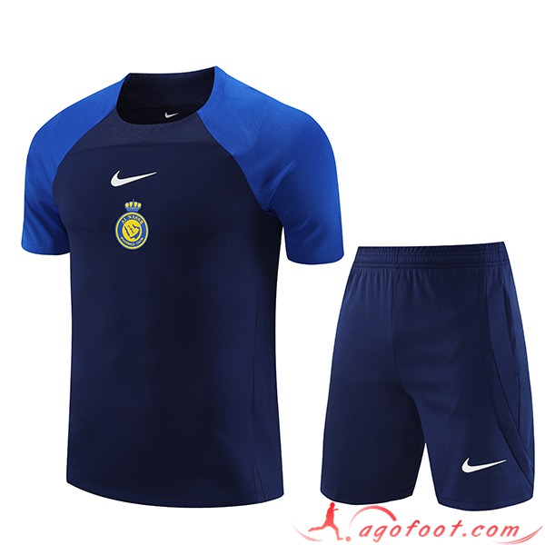 Ensemble Training T-Shirts + Shorts Al-Nassr FC Bleu Marine 2023/2024