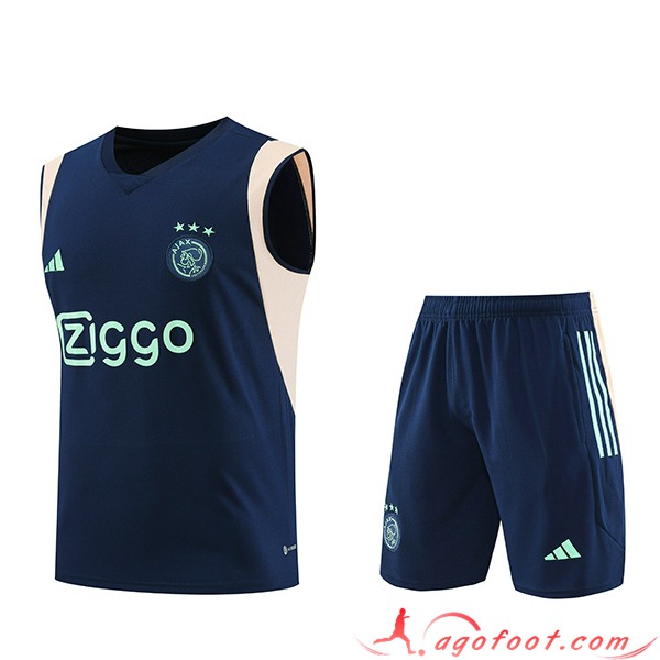 Ensemble Training Debardeur + Shorts Ajax Bleu Marine 2023/2024