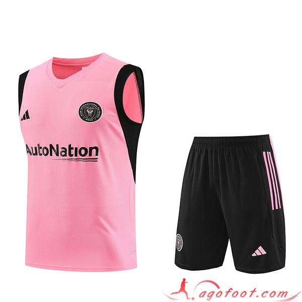Ensemble Training Debardeur + Shorts Inter Miami CF Rose 2023/2024
