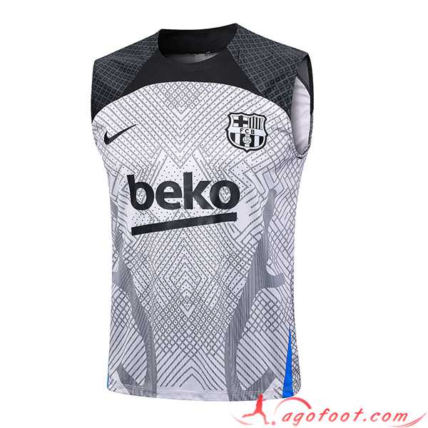 Training Debardeur FC Barcelone Gris Clair 2023/2024