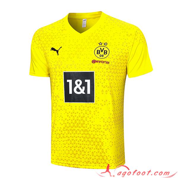 Training T-Shirts Dortmund Jaune 2023/2024 -02