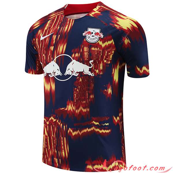 Training T-Shirts RB Leipzig Bleu/Rouge 2023/2024