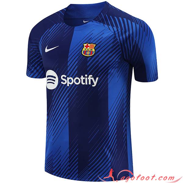 Training T-Shirts FC Barcelone Bleu 2023/2024 -02