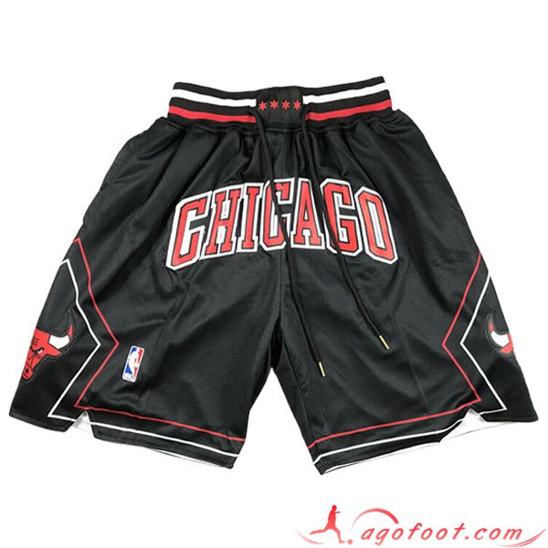 Shorts NBA Chicago Bulls 2023/24 Noir