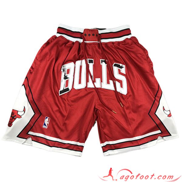 Shorts NBA Chicago Bulls 2023/24 Rouge
