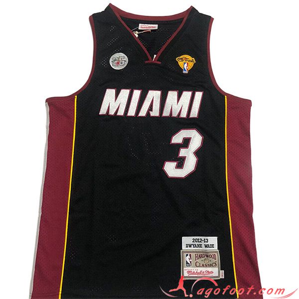 Maillot Miami Heat (WADE #3) 2023/24 Noir -08