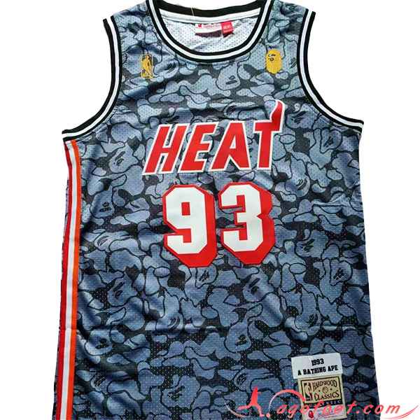 Maillot Miami Heat (BAPE #93) 2023/24 Bleu/Noir