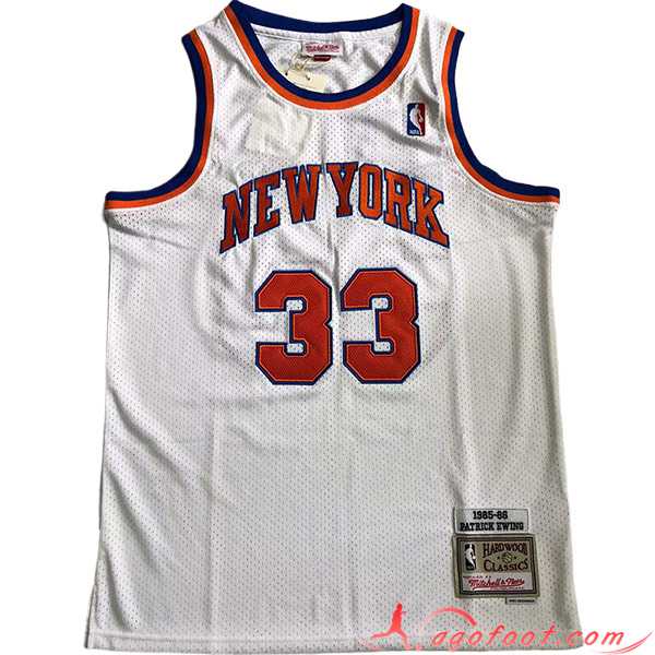 Maillot New York Knicks (EWING #33) 2023/24 Blanc