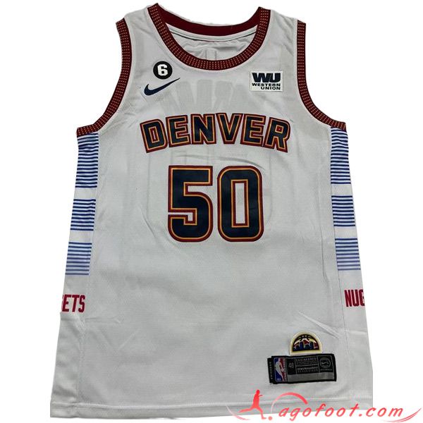 Maillot Denver Nuggets (GORDAN #50) 2023/24 Blanc