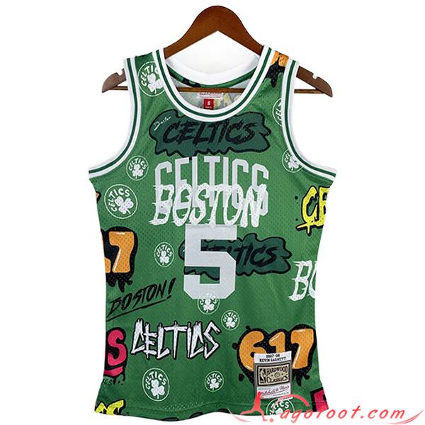 Maillot Boston Celtics (GARNETT #5) 2023/24 Vert -03