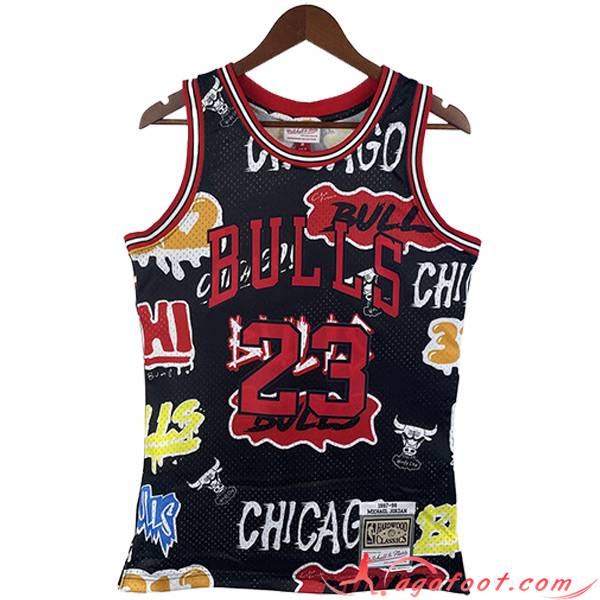 Maillot Chicago Bulls (JORDAN #23) 2023/24 Noir -08