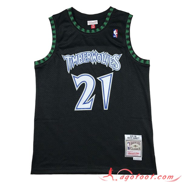 Maillot Minnesota Timberwolves (GARNETT #21) 2023/24 Noir