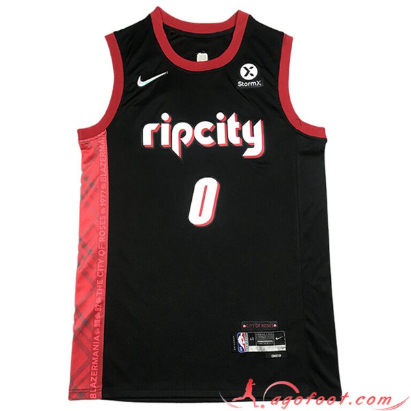 Maillot Portland Trail Blazers (LILLARD #0) 2023/24 Noir