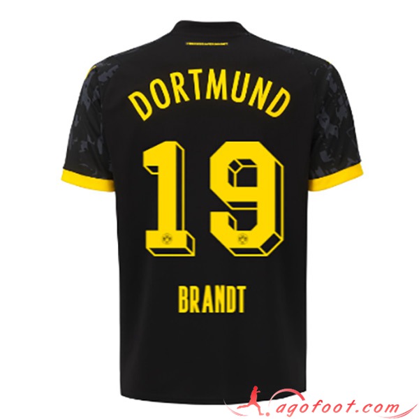 Maillot de Foot Dortmund BVB (BRANDT #19) 2023/2024 Exterieur