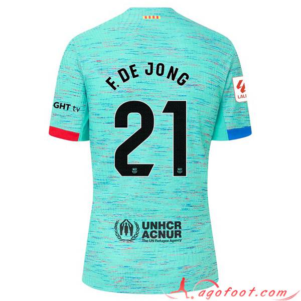 Maillot de Foot Barcelona (F. DE JONG #21) 2023/2024 Third