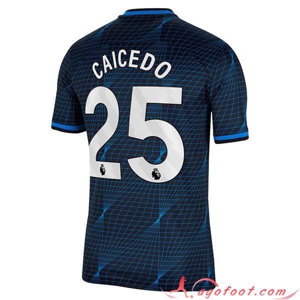 Maillot de Foot Chelsea (CAICEDO #25) 2023/2024 Exterieur