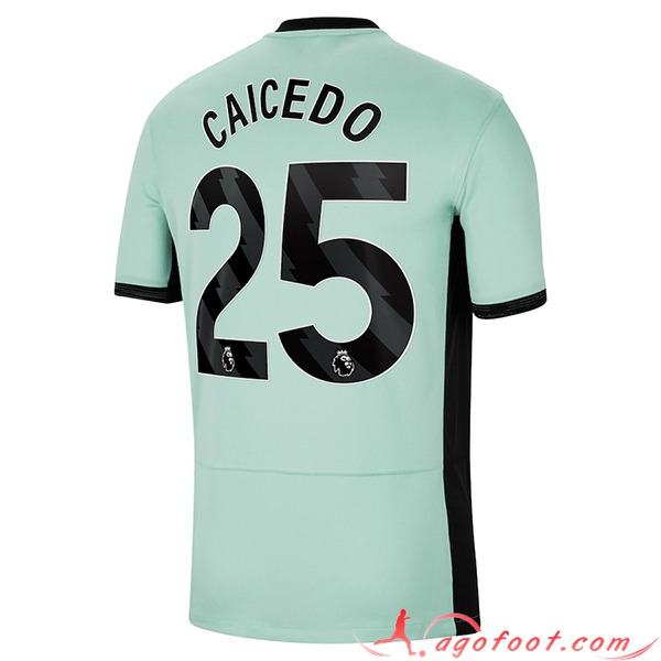 Maillot de Foot Chelsea (CAICEDO #25) 2023/2024 Third