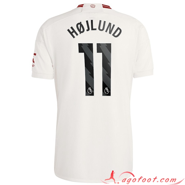 Maillot de Foot Manchester United (HOJLUND #11) 2023/2024 Third