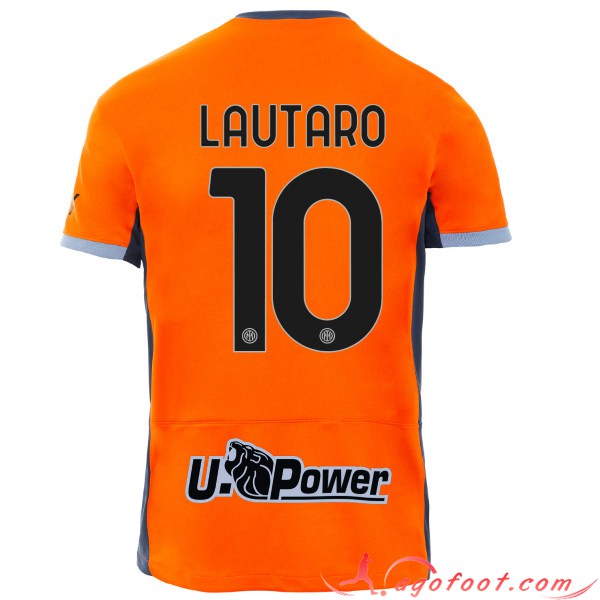 Maillot de Foot Inter Milan (LAUTARO #10) 2023/2024 Third