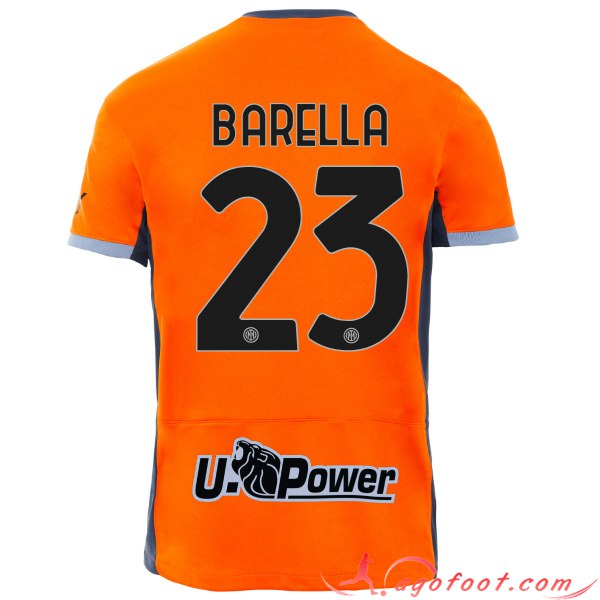 Maillot de Foot Inter Milan (BARELLA #23) 2023/2024 Third