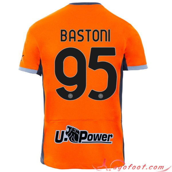 Maillot de Foot Inter Milan (BASTONI #95) 2023/2024 Third