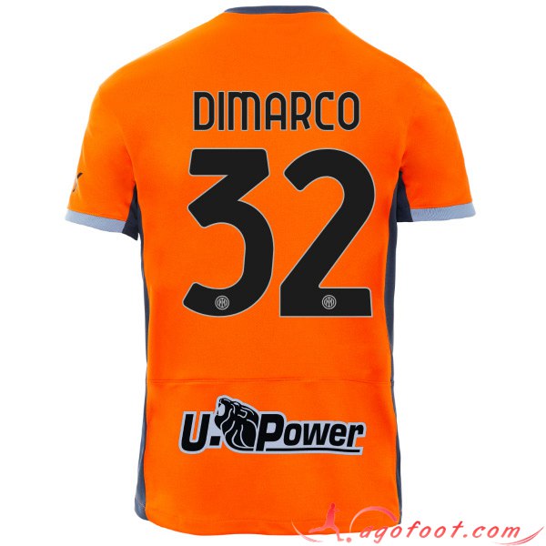 Maillot de Foot Inter Milan (DIMARCO #32) 2023/2024 Third