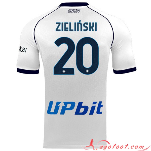 Maillot de Foot SSC Naples (ZIELINSKI #20) 2023/2024 Exterieur