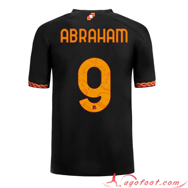 Maillot de Foot As Rome (ABRAHAM #9) 2023/2024 Third